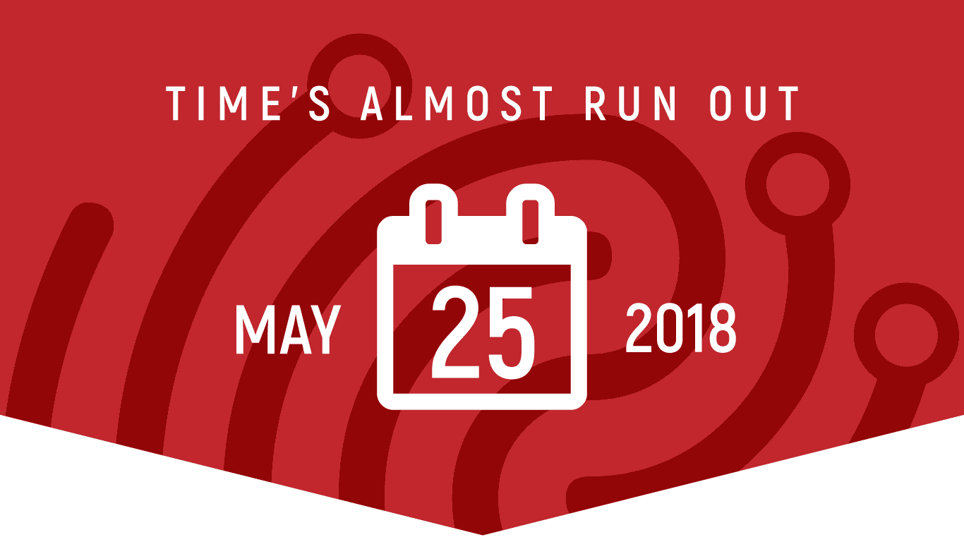 Time is running out for GDPR